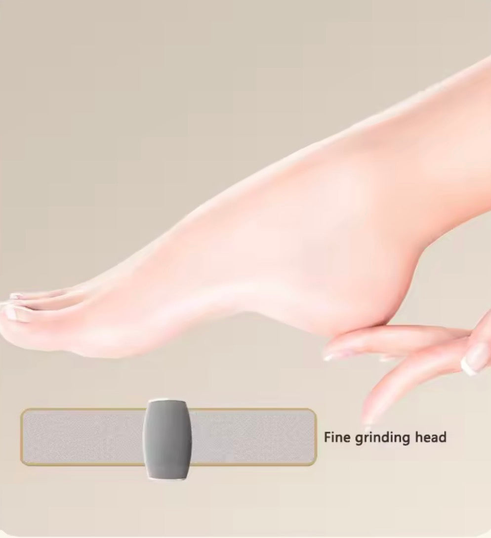 Râpe à Pieds Électrique Anti-Callosités Rechargeable avec LED